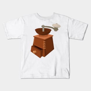 Coffee Mill Kids T-Shirt